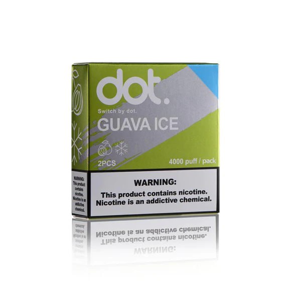 美國佩特里DOT SWITCH 煙彈 芭樂 4000puff/pack 2pcs