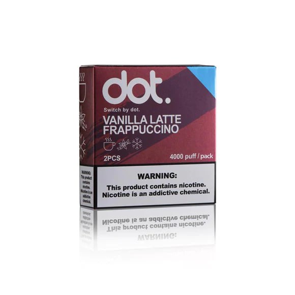 美國佩特里DOT SWITCH 煙彈 香草星冰樂4000puff/pack 2pcs