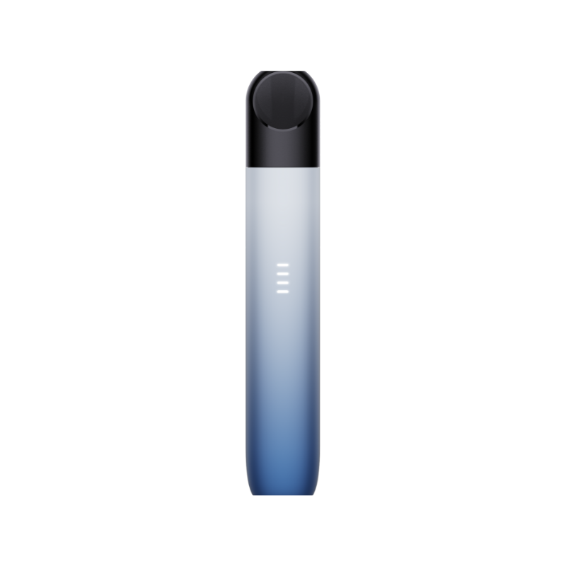 悅刻RELX 五代主機星河映月｜銀灰底帶有藍紫漸層，星空質感